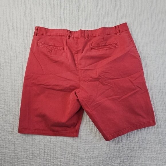 Old Navy Chino Shorts Men's Size 40 Red Ultimate Tech Built-In Flex Slim Preppy - Picture 2 of 12